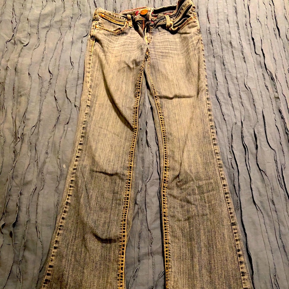 Wrangler women’s boot cut riding jeans 3/4 x 36